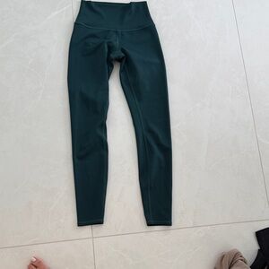 ALO Yoga Dark Teal Leggings